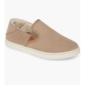 Women’s OluKai Pehuea Heu Genuine Shearling Slip-On Sneaker